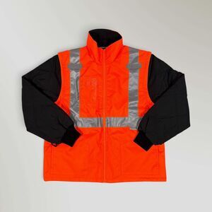 NWT Ergodyne GloWear 8287 Hi-Vis Winter Convertible Jacket Type R Class 2 Sz Med